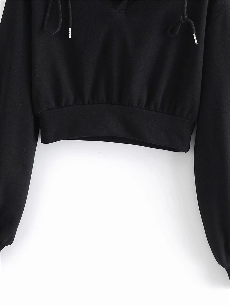 Streetwear Women Solid Drawsting Hoodies 2020 Autumn Fashion Ladies Sport Black Short Tops Causal Female Chic Loose Pullovers
Streetwear Women Solid Drawsting Hoodies 2020 Autumn Fashion Ladies Sport Black Short Tops Causal Female Chic Loose Pullovers