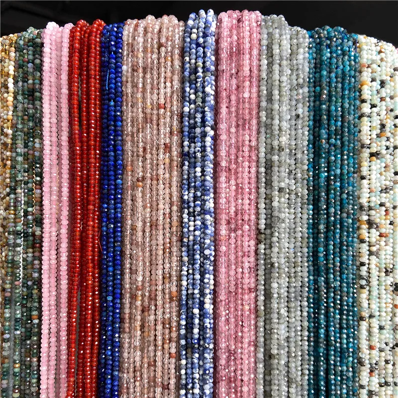 3x4mm Faceted Natural Stone Multicolor Quartzs Crystal Beads Rondelle Amethysts Apatite Beads for DIY Jewelry Making Supplies
3x4mm Faceted Natural Stone Multicolor Quartzs Crystal Beads Rondelle Amethysts Apatite Beads for DIY Jewelry Making Supplies