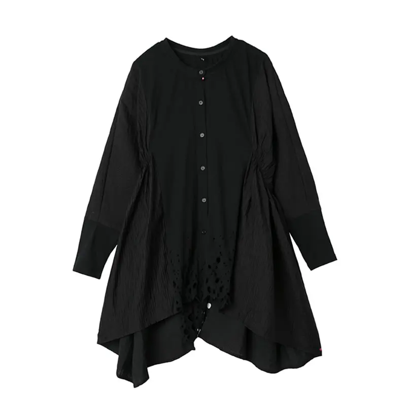 XITAO Spring Autumn New Women Shirt Solid Color Irregular Patchwork Hole Button Loose 2021 Trendy Simplicity All-match DZL2775
XITAO Spring Autumn New Women Shirt Solid Color Irregular Patchwork Hole Button Loose 2021 Trendy Simplicity All-match DZL2775