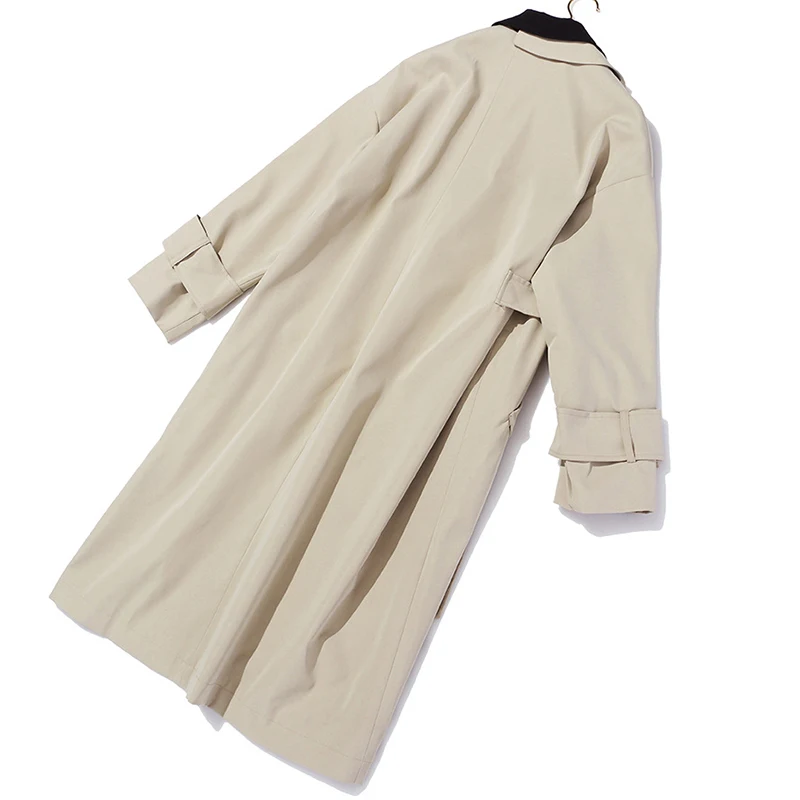 Colorblock Trench Coat Women Windbreaker Duster Spring Autumn Belted Women Long Jacket Coat
Colorblock Trench Coat Women Windbreaker Duster Spring Autumn Belted Women Long Jacket Coat