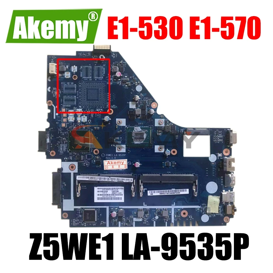 (Free shipping) Z5WE1 LA-9535P For ACER E1-530 E1-570 E1-570G Laptop Motherboard With inter CPU DDR3 100% Fully Tested
(Free shipping) Z5WE1 LA-9535P For ACER E1-530 E1-570 E1-570G Laptop Motherboard With inter CPU DDR3 100% Fully Tested