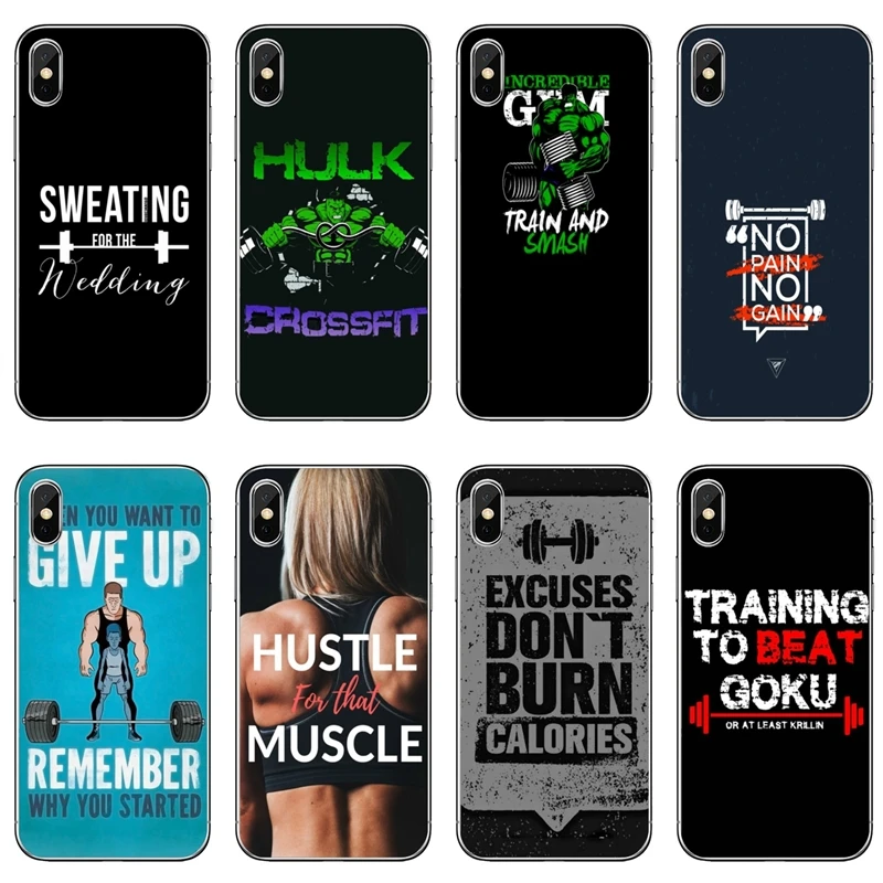 Бодибилдинг тренажерный зал фитнес для LG G5 G6 G7 Q6 Q7 Q8 Q9 V30 X Power 2 3 Nokia 6 7 8 9 OnePlus 3T 5T 6T