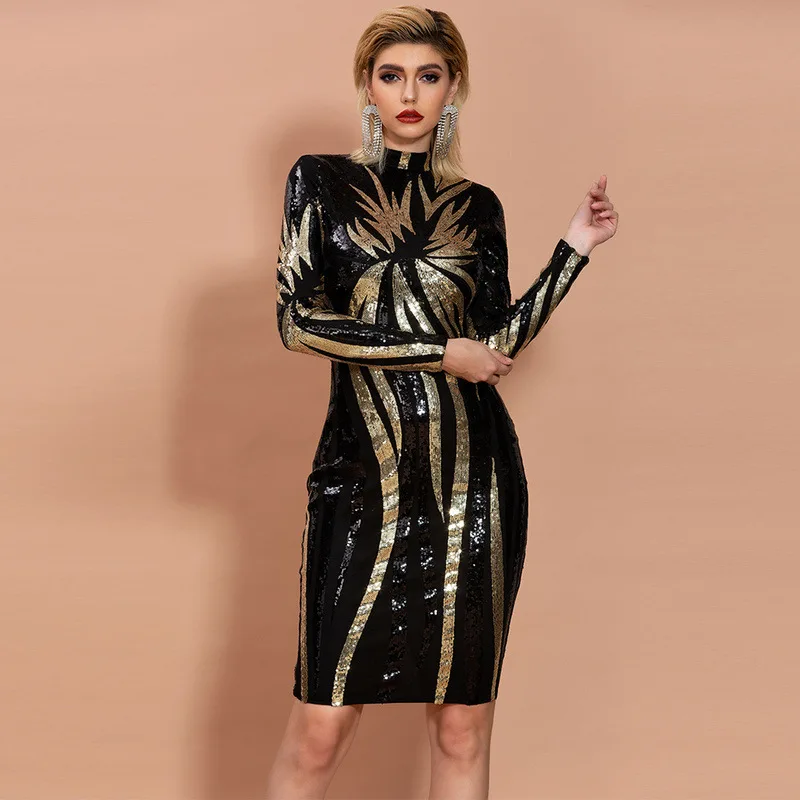Plus Size Evening Dresses Luxury Long Sequined for Women Mermaid Long Sleeve Ball Gowns V-neck Black
Plus Size Evening Dresses Luxury Long Sequined for Women Mermaid Long Sleeve Ball Gowns V-neck Black