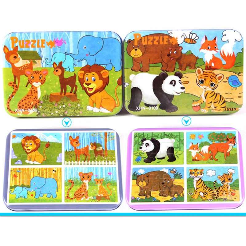 9/12/15/20 Piece Children's Toy Montessori 4 In1 Puzzles Toys Toddler Gift Educational Early Education Wooden Small Puzzles Toys
9/12/15/20 Piece Children's Toy Montessori 4 In1 Puzzles Toys Toddler Gift Educational Early Education Wooden Small Puzzles Toys