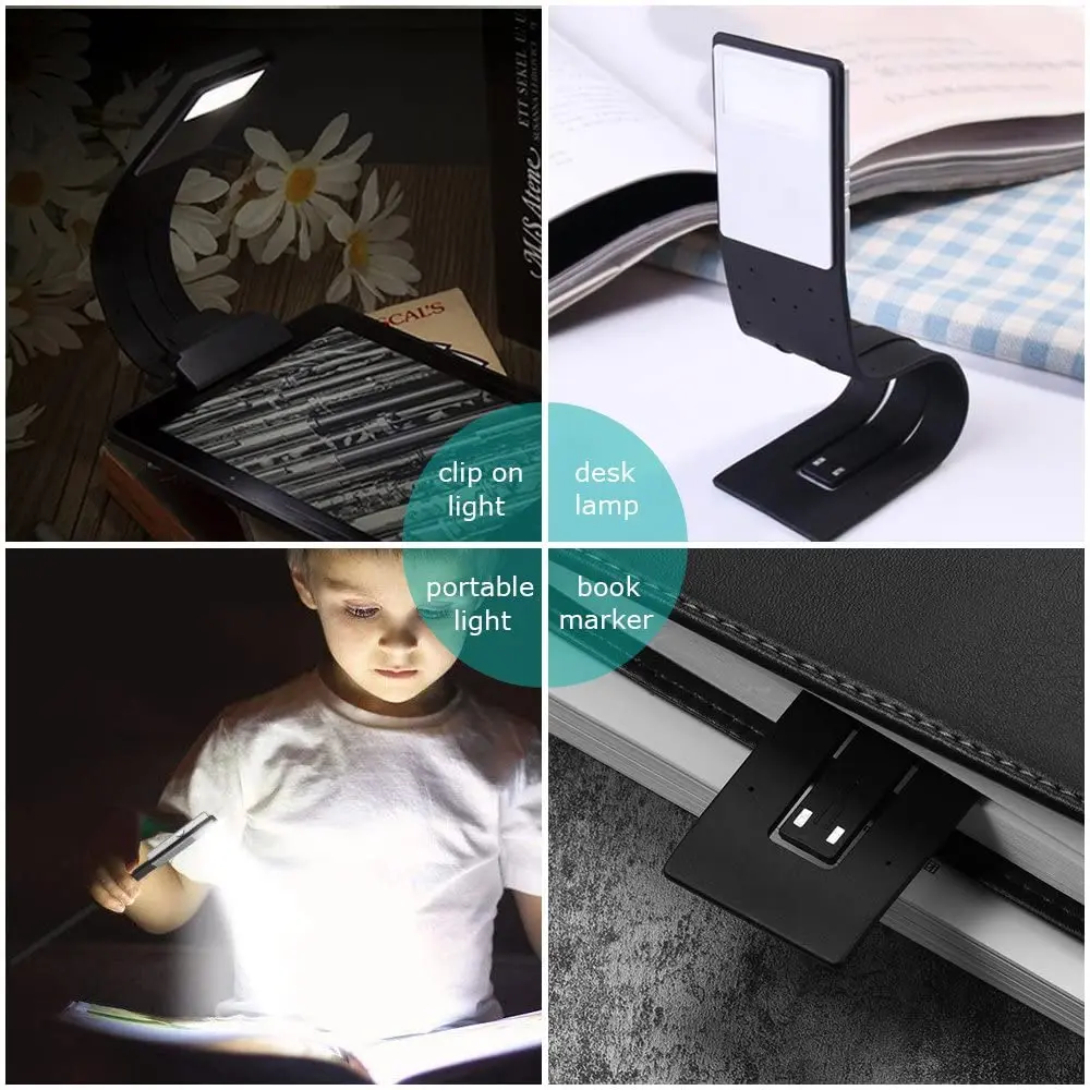 Book Light, Clip On USB Rechargeable Bed Reading Lights, 4 Level Brightness LED Bookmark Book, Kindle, iPad (Black)
Book Light, Clip On USB Rechargeable Bed Reading Lights, 4 Level Brightness LED Bookmark Book, Kindle, iPad (Black)
