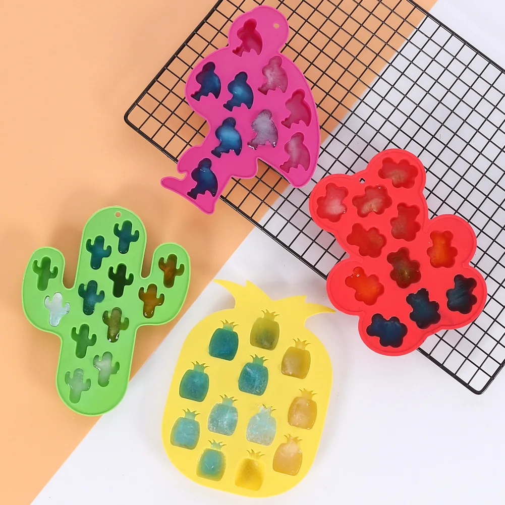 Transparent Flamingo Silicone Molds 12 Holes Geometry Bear Pineapple Jelly pudding Mould Reusable Whiskey Drink Ice Cube Box
Transparent Flamingo Silicone Molds 12 Holes Geometry Bear Pineapple Jelly pudding Mould Reusable Whiskey Drink Ice Cube Box