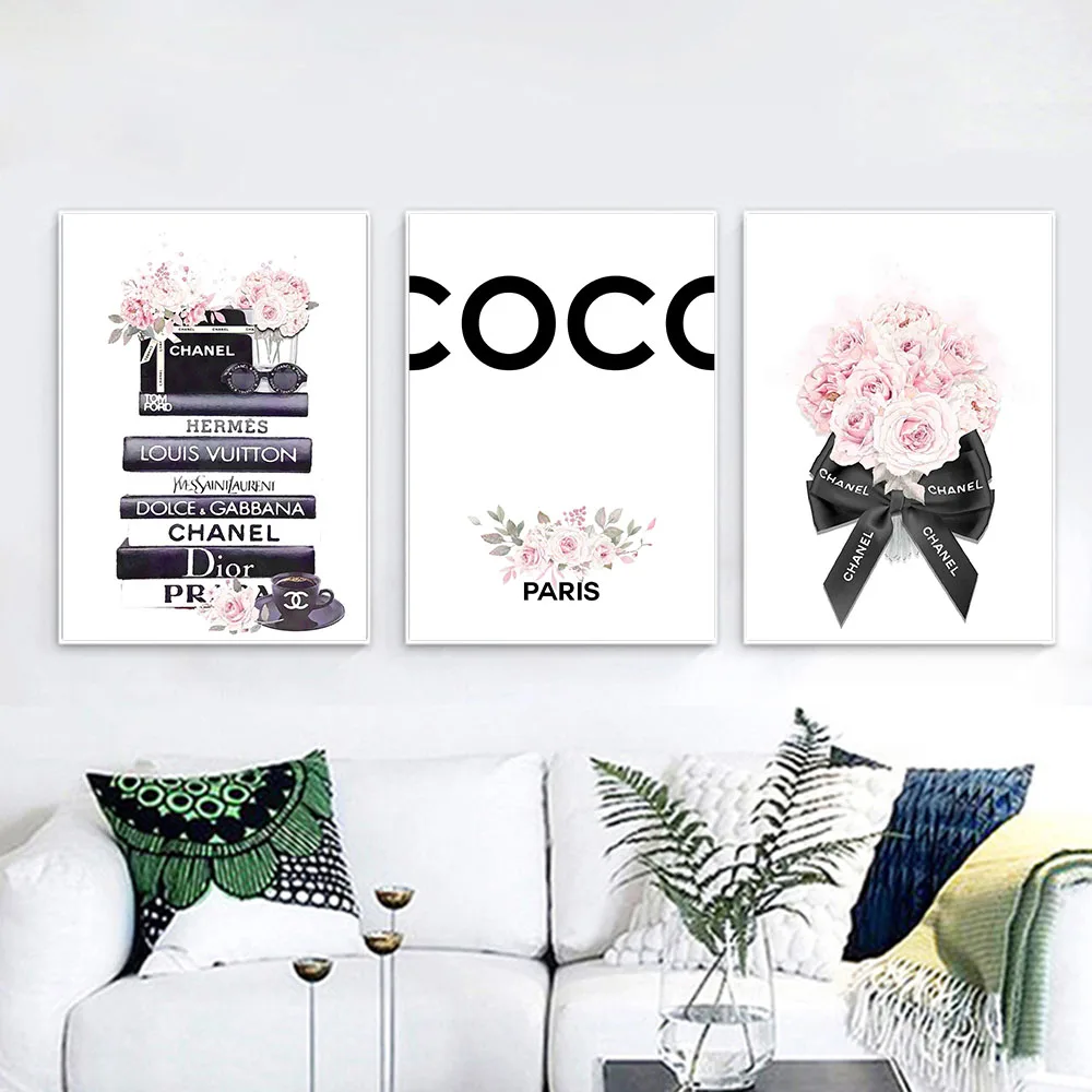 Fashion Posters Prints Flower Perfume Bottle Canvas Paintings Vogue Quotes Nordic Wall Pictures for Living Room Home Decor
Fashion Posters Prints Flower Perfume Bottle Canvas Paintings Vogue Quotes Nordic Wall Pictures for Living Room Home Decor