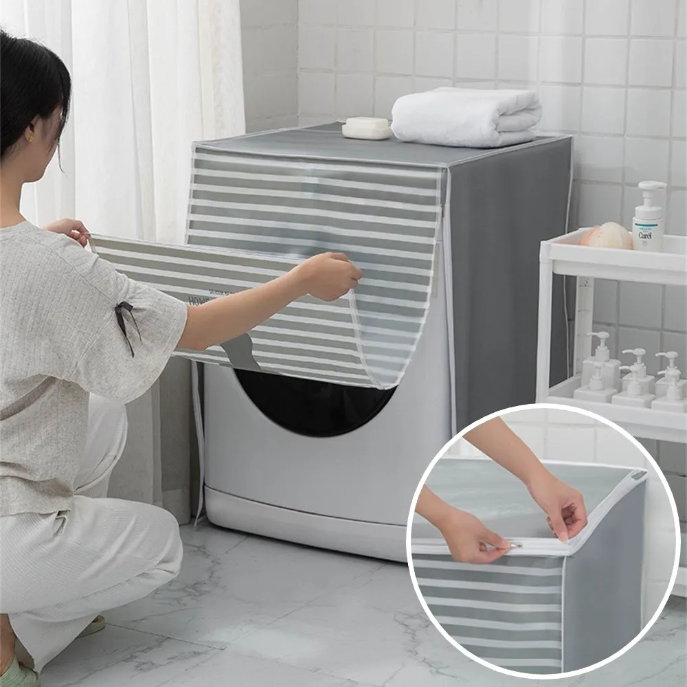 Washing Machine Cover Roller top Dust protection Cover Waterproof Case Front Loading Washing Machine Cover Household Goods
Washing Machine Cover Roller top Dust protection Cover Waterproof Case Front Loading Washing Machine Cover Household Goods
