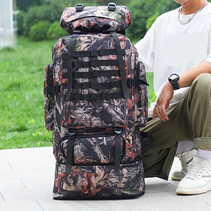 100L Large Capacity Outdoor Tactical Backpack Mountaineering Camping Hiking Military High Quality Water-Repellent Tactical Bag
100L Large Capacity Outdoor Tactical Backpack Mountaineering Camping Hiking Military High Quality Water-Repellent Tactical Bag