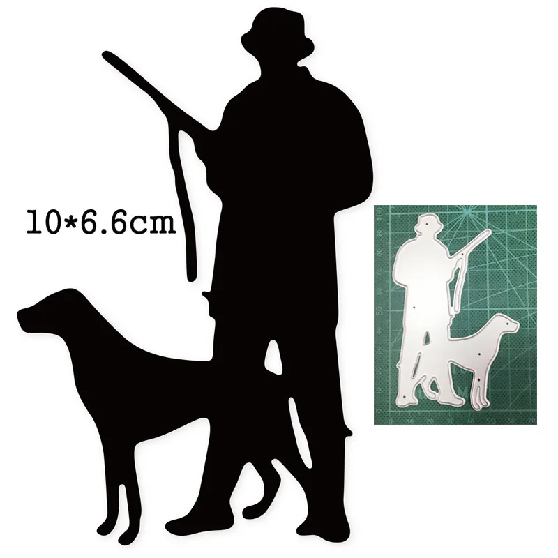 Hunter With Dog Dies New 2021 Metal Cutting Dies for DIY Scrapbooking Paper and Card Making Decorative Embossing Dies Craft dies
Hunter With Dog Dies New 2021 Metal Cutting Dies for DIY Scrapbooking Paper and Card Making Decorative Embossing Dies Craft dies