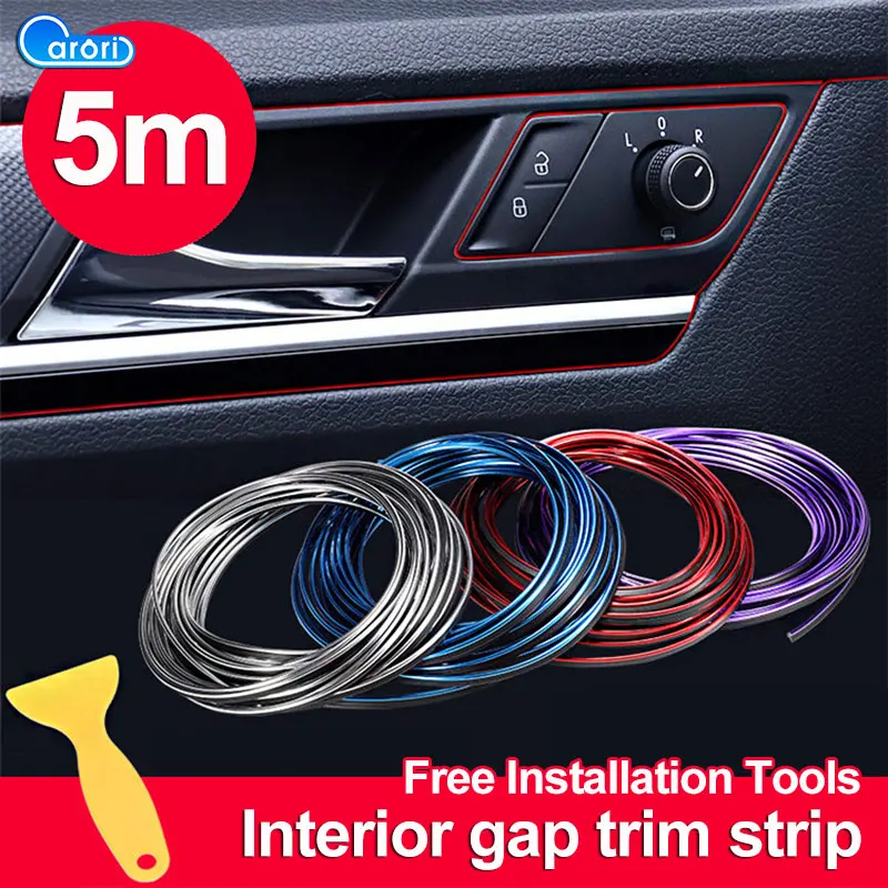 5M Universal Car Interior Decoration Strip Auto Moulding Trim Car Cover Dashboard Door Edge Car-styling Decorative Accessories
5M Universal Car Interior Decoration Strip Auto Moulding Trim Car Cover Dashboard Door Edge Car-styling Decorative Accessories