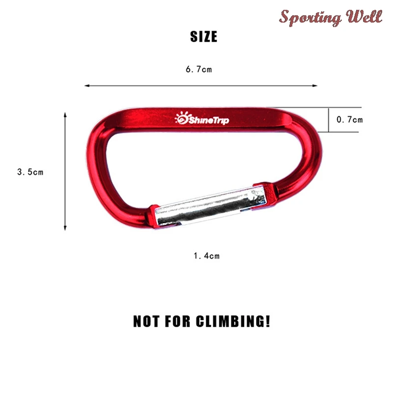 10Pcs/lot Aluminum D Shape Buckle Carabiner Survial Key Chain Carabine Hook Clip Camping Equipment EDC Buckles Tools
10Pcs/lot Aluminum D Shape Buckle Carabiner Survial Key Chain Carabine Hook Clip Camping Equipment EDC Buckles Tools