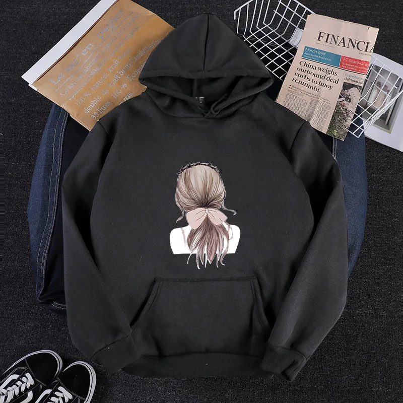 Женская Повседневная Толстовка с капюшоном на осень и зиму, свитшот с длинным рукавом в стиле Харадзюку, Женский свитшот унисекс, черные топ... 
Женская Повседневная Толстовка с капюшоном на осень и зиму, свитшот с длинным рукавом в стиле Харадзюку, Женский свитшот унисекс, черные топ...
