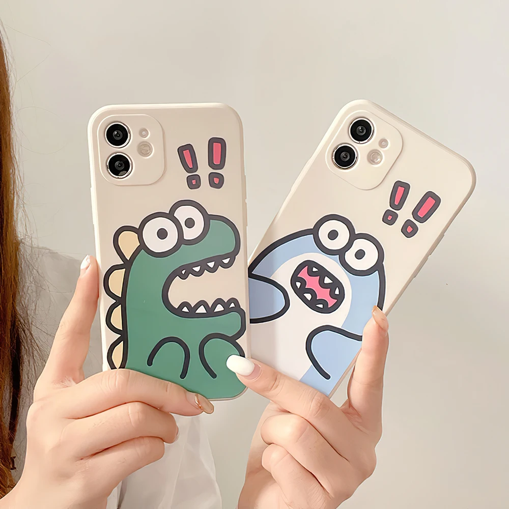 Cartoon Couple Dinosaur For iPhone 11 12 13 Pro MAX 6 6S 7 8 Plus XS 12 13 Mini X XR SE 2020 5 Silicone Phone Case Protect Cover
Cartoon Couple Dinosaur For iPhone 11 12 13 Pro MAX 6 6S 7 8 Plus XS 12 13 Mini X XR SE 2020 5 Silicone Phone Case Protect Cover
