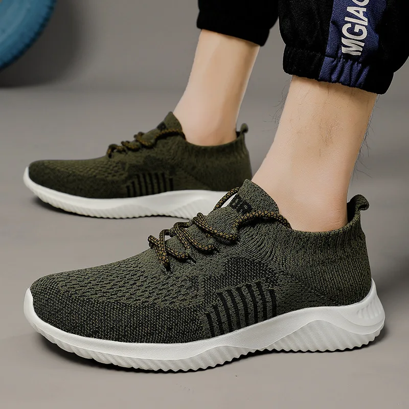 Summer Sports Running Shoes Men Casual Lightweight Round-toe Mesh Shoes New Comfortable Breathable Thick-soled Non-slip Sneaker
Summer Sports Running Shoes Men Casual Lightweight Round-toe Mesh Shoes New Comfortable Breathable Thick-soled Non-slip Sneaker