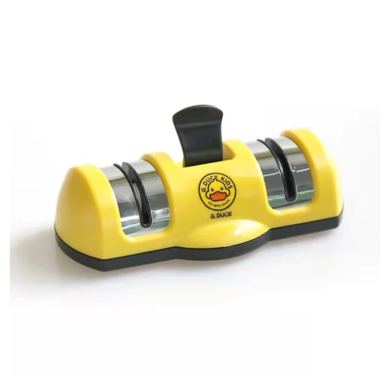 Double-headed Yellow Duck Sharpener Convenient and Easy To Use Sucker Knife Sharpening Stone Protect The Blade Kitchen Grinders
Double-headed Yellow Duck Sharpener Convenient and Easy To Use Sucker Knife Sharpening Stone Protect The Blade Kitchen Grinders