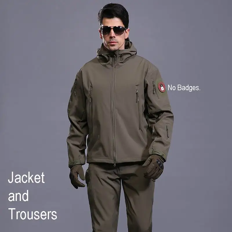 ESDY Quality Lurker Sharkskin Soft Shell Military Waterproof Windproof Outdoor Clothing Jacket and Trousers in a Suit No Badges
ESDY Quality Lurker Sharkskin Soft Shell Military Waterproof Windproof Outdoor Clothing Jacket and Trousers in a Suit No Badges