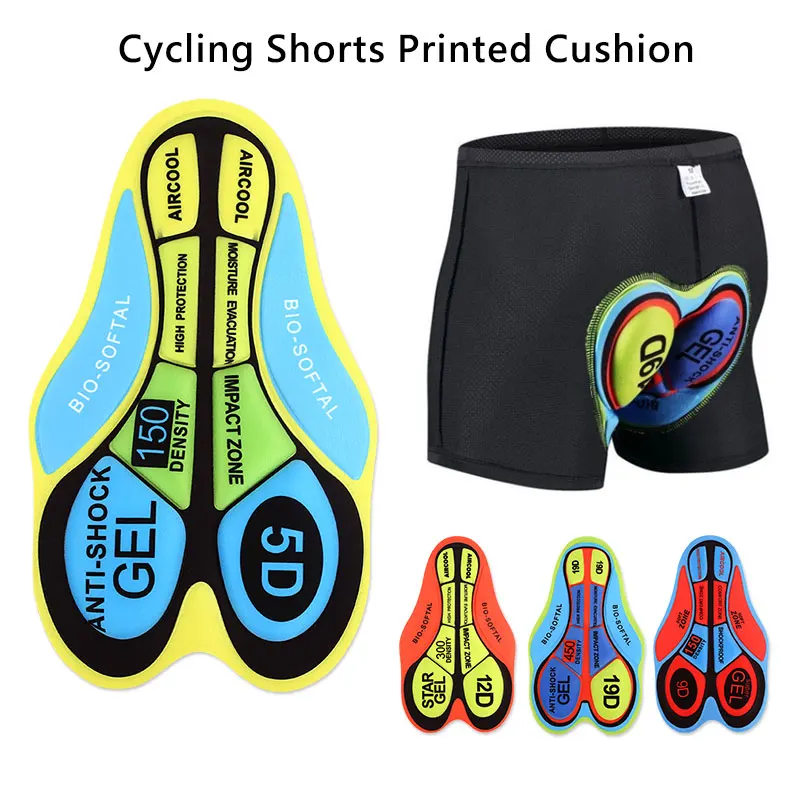 Bicycle Saddle Cycling Shorts Printing Pads Ultra Soft Silicone 3D Gel Pad Cushion Seat Cyclists Shorts Accessories 4 Colors
Bicycle Saddle Cycling Shorts Printing Pads Ultra Soft Silicone 3D Gel Pad Cushion Seat Cyclists Shorts Accessories 4 Colors
