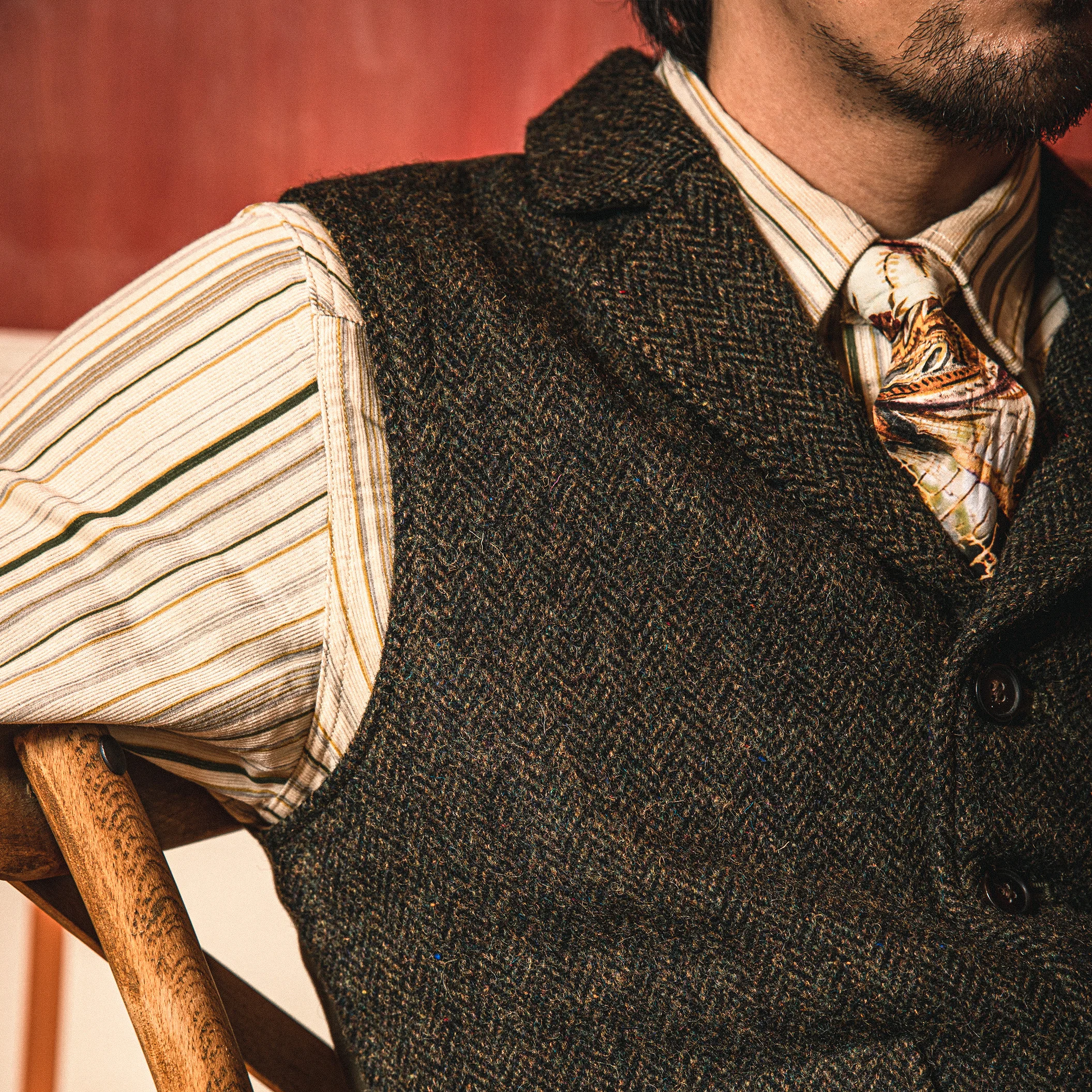 MJ-0004B, Asian Size! Read Description 100% Wool Vintage Stylish Waistcoat 560 GSM Mens Casual Tweed Vest Red Tornado
MJ-0004B, Asian Size! Read Description 100% Wool Vintage Stylish Waistcoat 560 GSM Mens Casual Tweed Vest Red Tornado