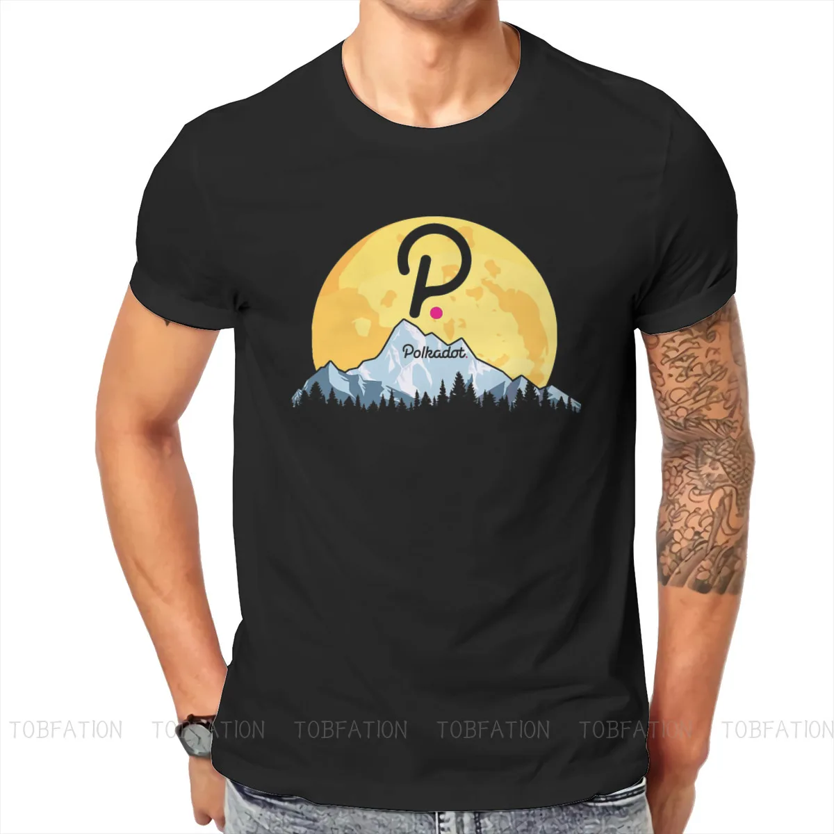To The Moon футболка с круглым воротником Polkadot DOT, ткань для криптовалюты, Классическая футболка, мужские топы, оригинальная модель
To The Moon футболка с круглым воротником Polkadot DOT, ткань для криптовалюты, Классическая футболка, мужские топы, оригинальная модель