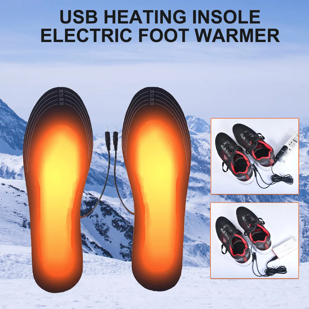 5V/2A USB Heated Shoe Insoles Foot Warming Electric Pad Feet Sock Pad Winter Heated Insoles Washable Mat Outdoor Sports
5V/2A USB Heated Shoe Insoles Foot Warming Electric Pad Feet Sock Pad Winter Heated Insoles Washable Mat Outdoor Sports