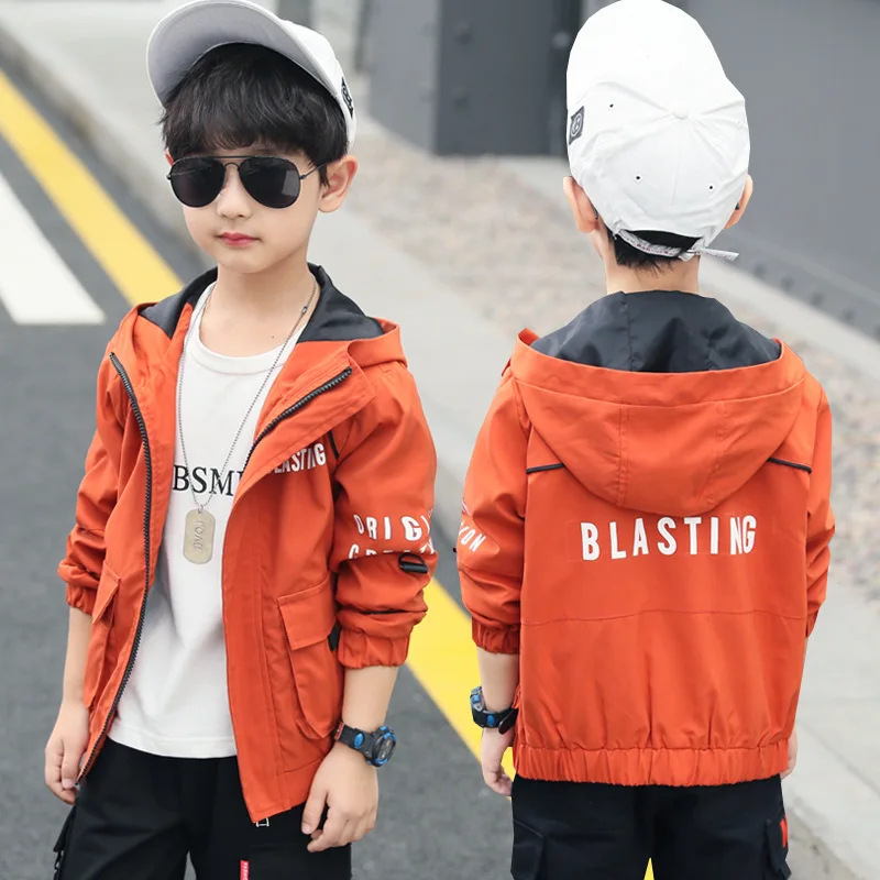 Куртка с карманами для мальчиков, Повседневная модная ветровка с надписью, для мальчиков, весна-осень
Куртка с карманами для мальчиков, Повседневная модная ветровка с надписью, для мальчиков, весна-осень