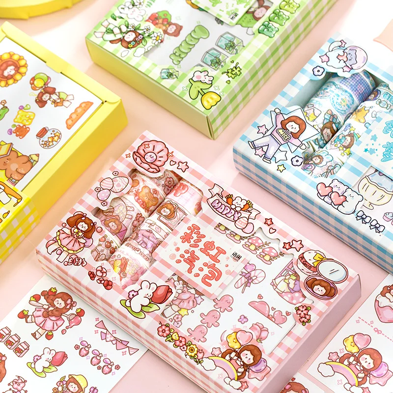 20 pcs/set Cute girl notebook series Washi Tape set Decorative Adhesive Tape DIY Scrapbooking Sticker Label Masking Tape
20 pcs/set Cute girl notebook series Washi Tape set Decorative Adhesive Tape DIY Scrapbooking Sticker Label Masking Tape