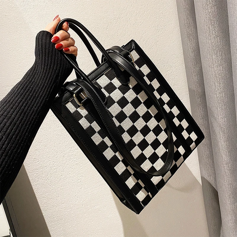 Luxury Designer Brand Plaid Handbags For Women's 2021 New Cheaper With Free Shipping Female INS Houndstooth Shoulder Bag
Luxury Designer Brand Plaid Handbags For Women's 2021 New Cheaper With Free Shipping Female INS Houndstooth Shoulder Bag