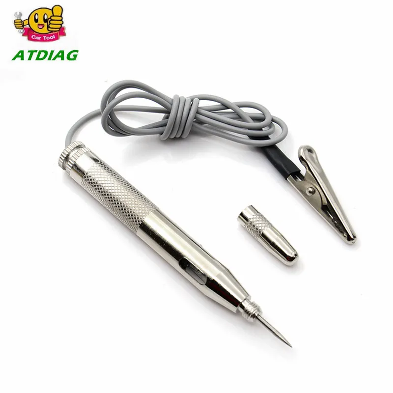 New DC 6V 12V 24V Probe Light System Test Probe Lamp Auto Car Light Circuit Tester Lamp Voltage Test Pen Detector Copper
New DC 6V 12V 24V Probe Light System Test Probe Lamp Auto Car Light Circuit Tester Lamp Voltage Test Pen Detector Copper