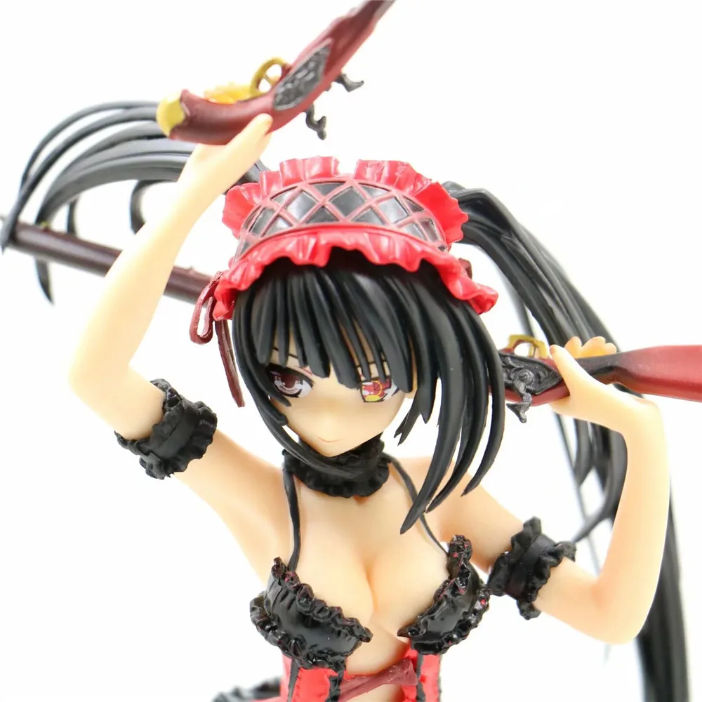Date A Live Tokisaki Kurumi Anime Figure Nightmare Sexy Toys Action Figurines PVC Collectible Model Girl Doll Brinquedos Figma | Игрушки и