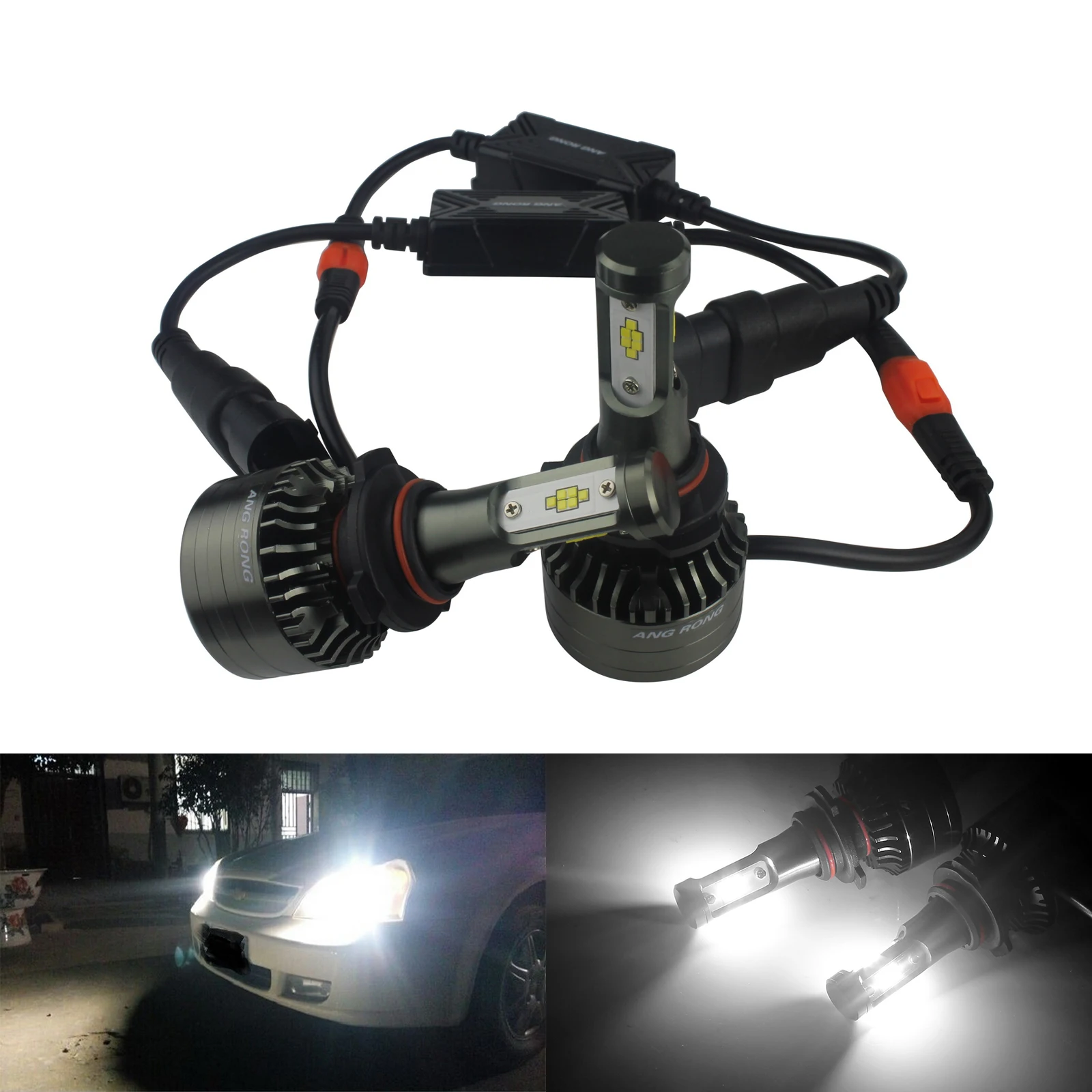 ANGORNG 2x HB3 9005 60W 18 LED Headlight Bulb Conversion Kit Fog Light Lamp 7500LM 9-30V
ANGORNG 2x HB3 9005 60W 18 LED Headlight Bulb Conversion Kit Fog Light Lamp 7500LM 9-30V