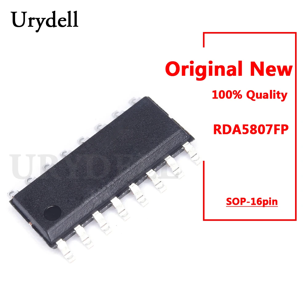 5 шт. RDA5807FP одночиповый модуль FM-приемника SOP-16pin Новый и оригинальный - купить по