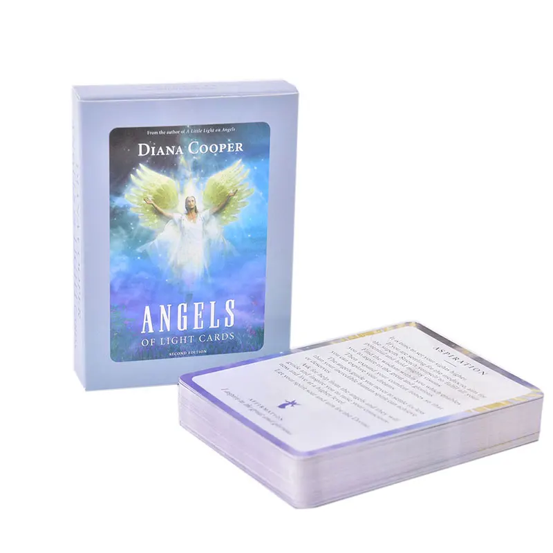 1pcs Hot Sale Angels of Light Cards Oracle Tarot Cards Divination Destiny Card For Patry Board Game
1pcs Hot Sale Angels of Light Cards Oracle Tarot Cards Divination Destiny Card For Patry Board Game