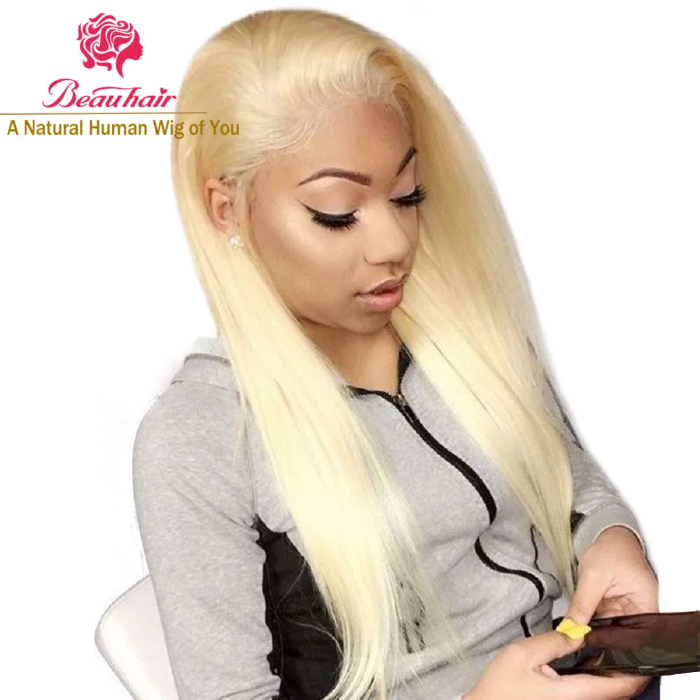 Beauhair Honey Blonde lace Frontal 13x4 Lace Frontal Wig #613 T Part Lace Closure Wig Pre-plucked With Baby Hair For Black Women
Beauhair Honey Blonde lace Frontal 13x4 Lace Frontal Wig #613 T Part Lace Closure Wig Pre-plucked With Baby Hair For Black Women