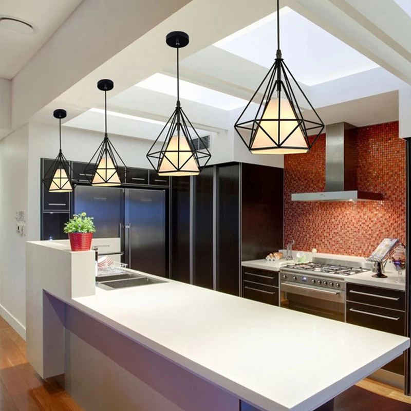 Modern industrial diamond pendant lights living room kitchen bedroom bar hotel Lighting haging lamp home decor WJ430
Modern industrial diamond pendant lights living room kitchen bedroom bar hotel Lighting haging lamp home decor WJ430