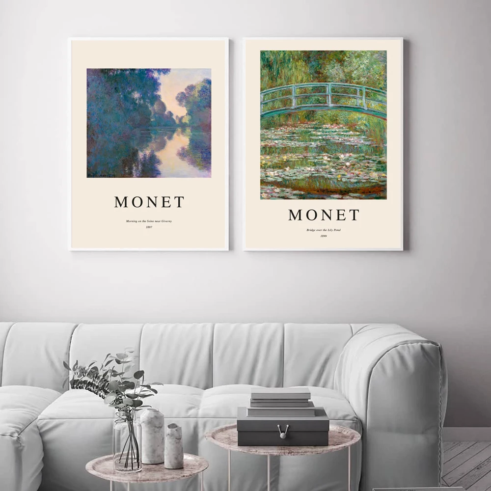 Water Lily Pond Poster Morning On The Seine Canvas Painting Landscape Art Print Monet Wall Picture For Living Room Home Décor
Water Lily Pond Poster Morning On The Seine Canvas Painting Landscape Art Print Monet Wall Picture For Living Room Home Décor