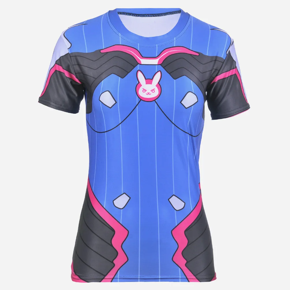 Women Fashion Game DVA T-shirt 3D Print Short Sleeve Tops Graphic Tees Shirts Sport Fitness Tights Clothing OW Cosplay Costume
Women Fashion Game DVA T-shirt 3D Print Short Sleeve Tops Graphic Tees Shirts Sport Fitness Tights Clothing OW Cosplay Costume