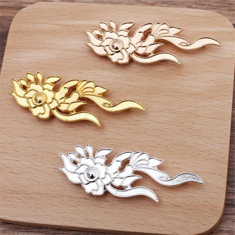 SIXTY TOWFISH 5 Pieces DIY Jewelry Accessories 20*60mm Alloy Ancient Retro Style Materials Flower Charms
SIXTY TOWFISH 5 Pieces DIY Jewelry Accessories 20*60mm Alloy Ancient Retro Style Materials Flower Charms