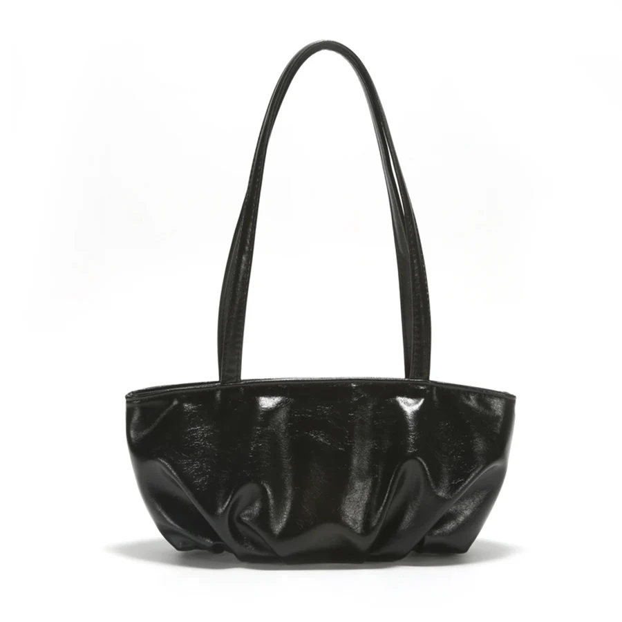 Fashion Exquisite Shopping Bag Retro Casual Women Totes Shoulder Bags Female Leather Solid Color Pleated Handbag for Women 2021
Fashion Exquisite Shopping Bag Retro Casual Women Totes Shoulder Bags Female Leather Solid Color Pleated Handbag for Women 2021