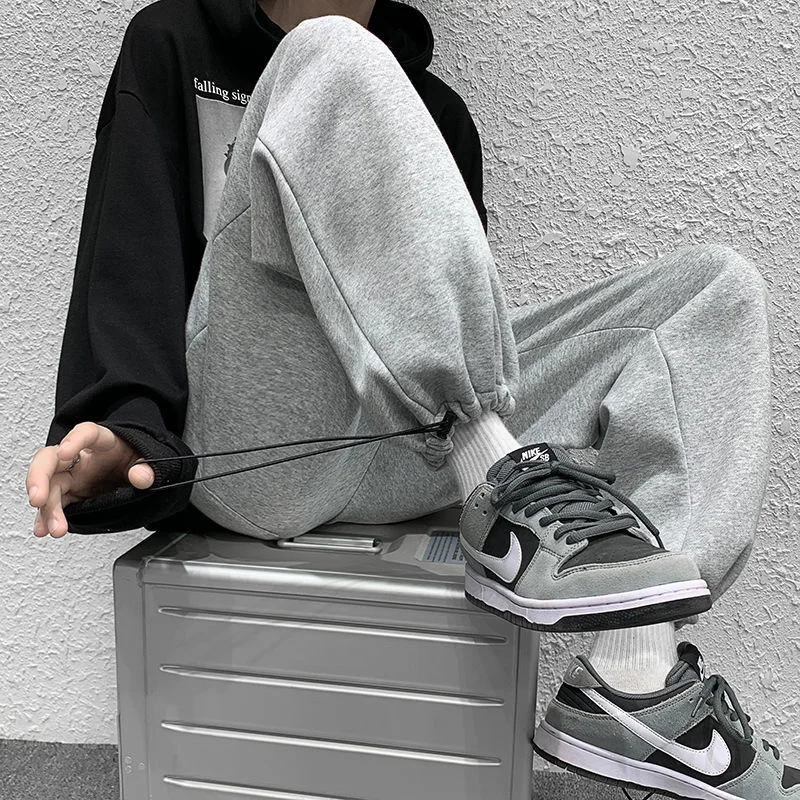 Pants Men Sweatpants Trousers Plush Thickened Drawstring Solid Color Winter Sports Casual Tidal Current College The Price Of
Pants Men Sweatpants Trousers Plush Thickened Drawstring Solid Color Winter Sports Casual Tidal Current College The Price Of