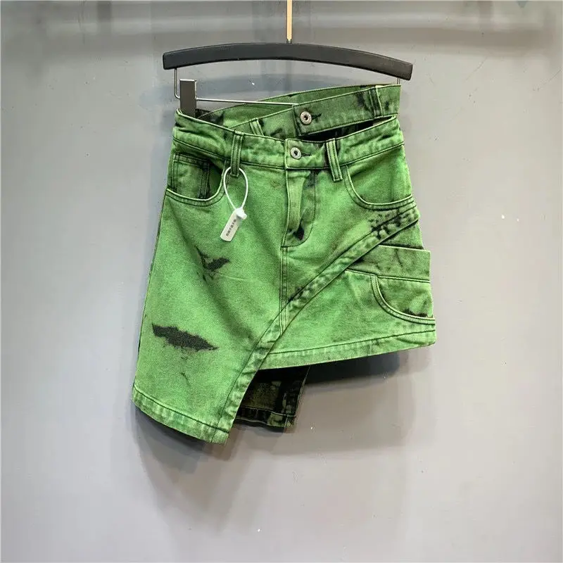 High Quality High Street Style Fashion Women Clothing Personality High Waist A-line Denim Skirt Asymmetric Package Hip Skirts
High Quality High Street Style Fashion Women Clothing Personality High Waist A-line Denim Skirt Asymmetric Package Hip Skirts