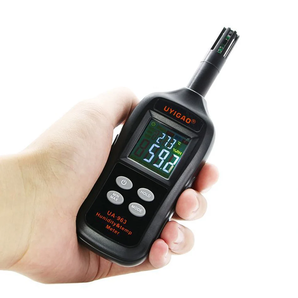 UA963 Domestic Sales Digital Temperature and Humidity Meter Portable High Precision and Sensitivity Indoor Recording Instrument
UA963 Domestic Sales Digital Temperature and Humidity Meter Portable High Precision and Sensitivity Indoor Recording Instrument