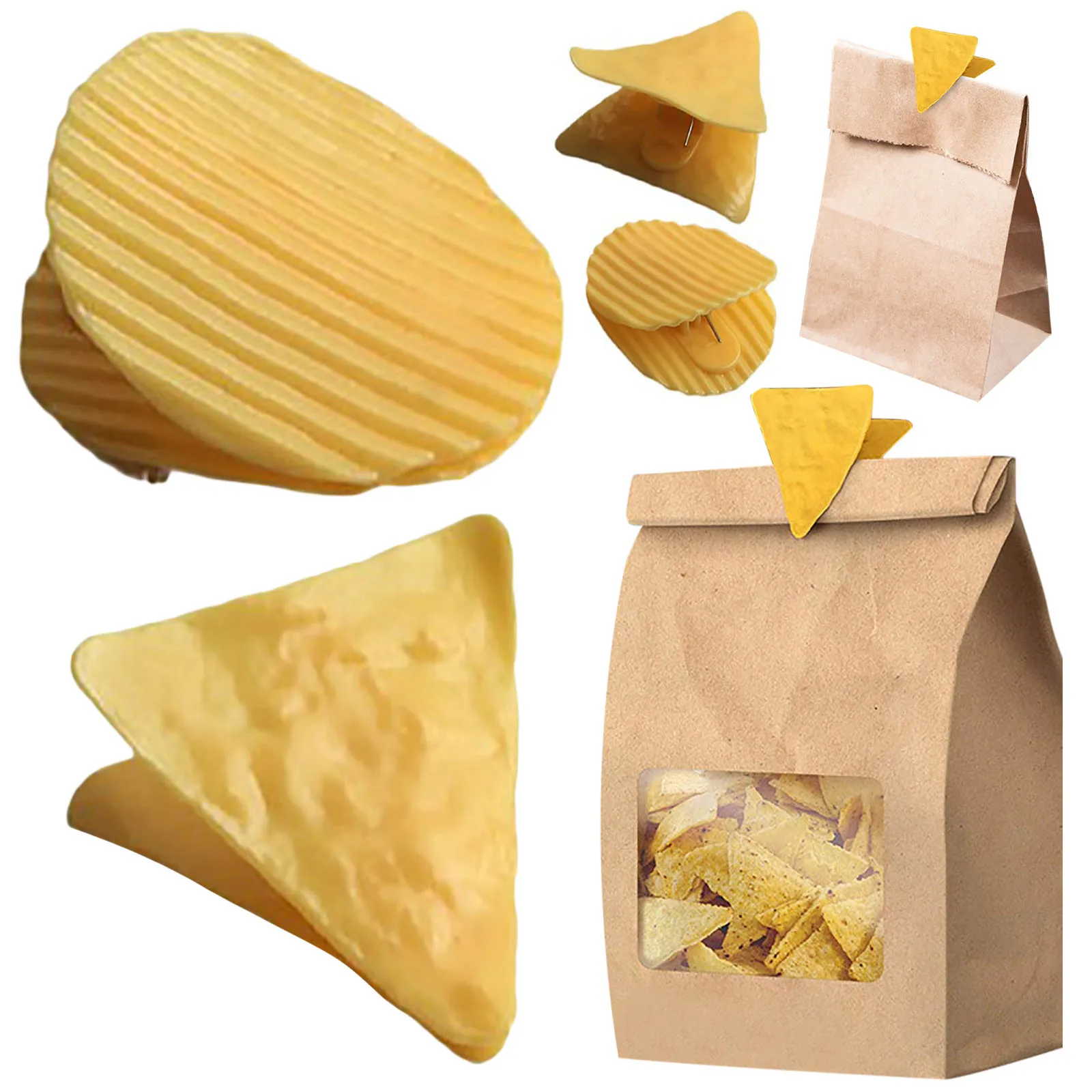 Chips Shape Bag Clips Food Seal Clip Storage Potato Chips Clip Snack Sealing Clip 2pcs Set Food Packaging Sealer
Chips Shape Bag Clips Food Seal Clip Storage Potato Chips Clip Snack Sealing Clip 2pcs Set Food Packaging Sealer