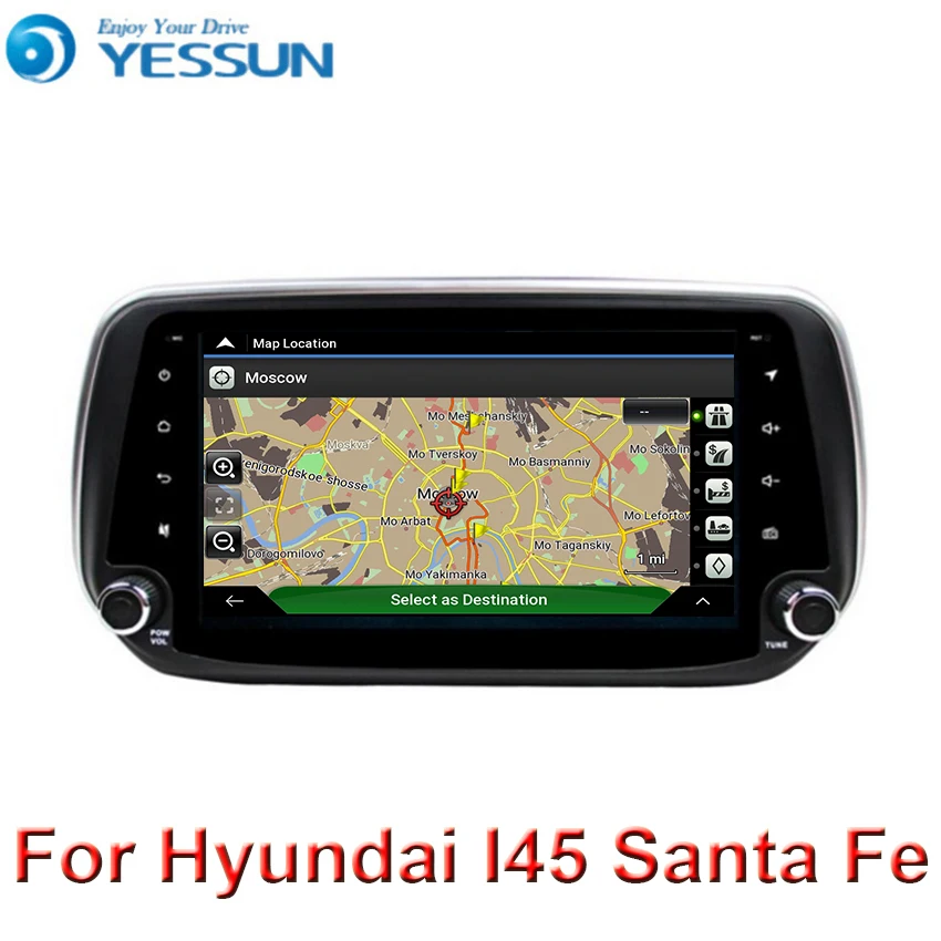 9 "Android 0 Octa core Автомобильный мультимедийный плеер радио для Hyundai IX45 Santa Fe santafe 2018
