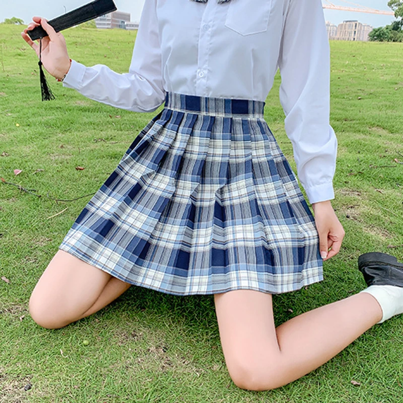2021 New Women Kawaii Cosplay JK Skirt Harajuku Plaid Preppy Pleated Skirts Lolita Cute Japan Students School Uniforms Skirts 
2021 New Women Kawaii Cosplay JK Skirt Harajuku Plaid Preppy Pleated Skirts Lolita Cute Japan Students School Uniforms Skirts
