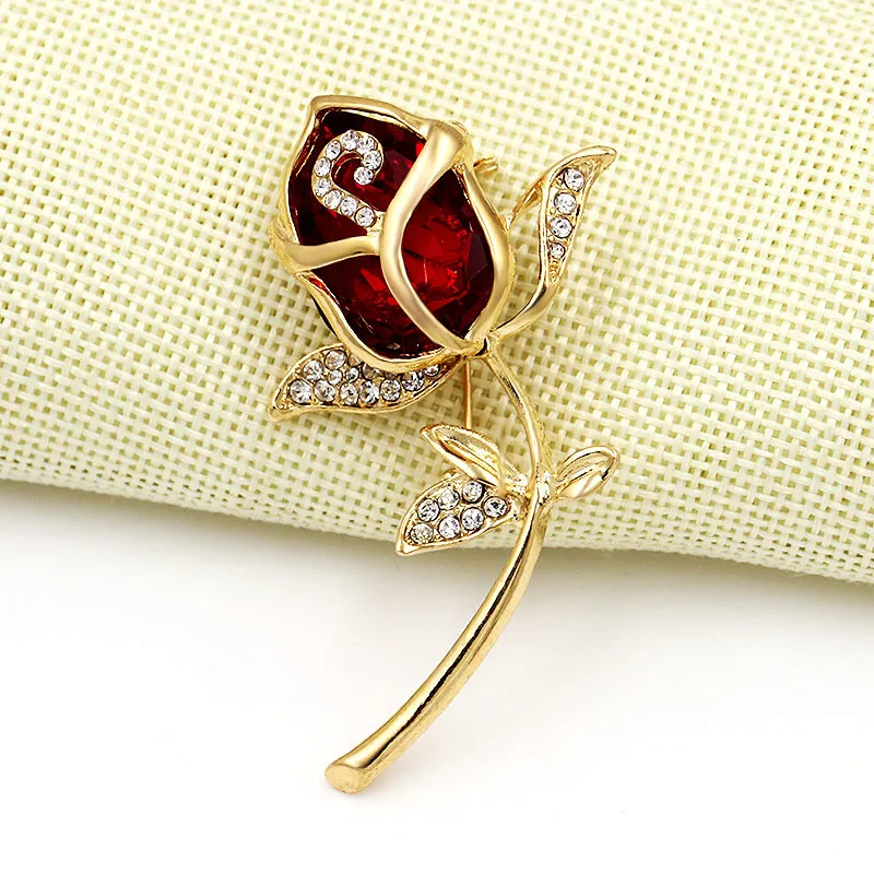 Rose creative Brooch wedding banquet Crystal Brooch bride Brooch accessories foreign trade source manufacturers
Rose creative Brooch wedding banquet Crystal Brooch bride Brooch accessories foreign trade source manufacturers