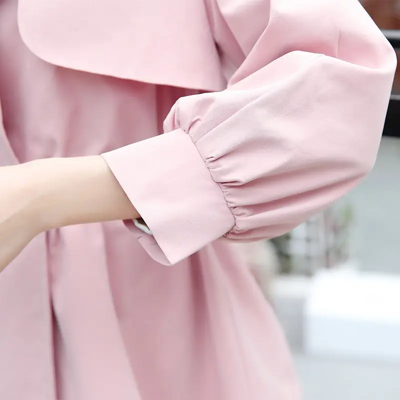 Bubu coat women's 2021 spring new small waist slim short skirt nine point Lantern Sleeve windbreaker women
Bubu coat women's 2021 spring new small waist slim short skirt nine point Lantern Sleeve windbreaker women