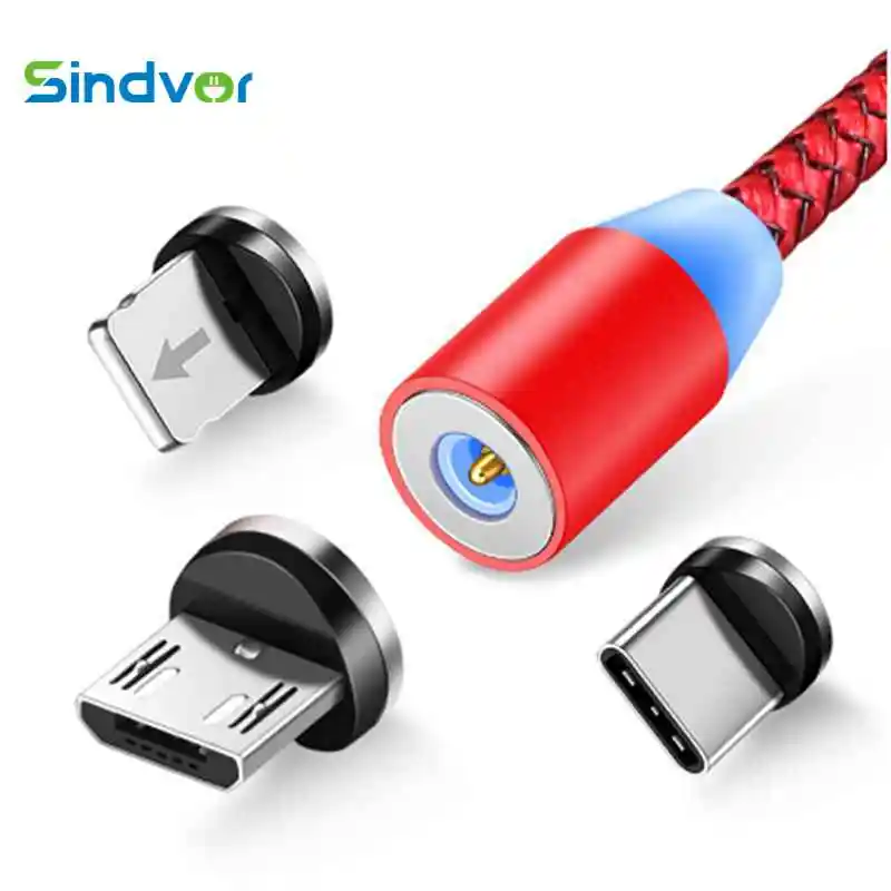 Sindvor 1M LED Magnetic Cable & Micro USB Cable & USB Type C Cable Nylon Braided Type-C Magnet Charger Cable for iPhone Xs Max
Sindvor 1M LED Magnetic Cable & Micro USB Cable & USB Type C Cable Nylon Braided Type-C Magnet Charger Cable for iPhone Xs Max
