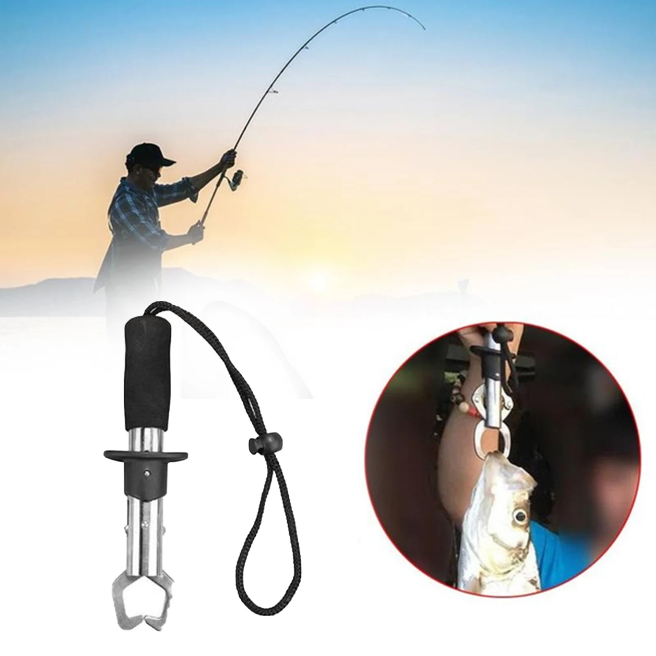 Fishing Gripper Portable Stainless Steel Fly Fishing Pliers Fish Lip Grip EVA Handle Fish Tackle Fishing Gifts for Men
Fishing Gripper Portable Stainless Steel Fly Fishing Pliers Fish Lip Grip EVA Handle Fish Tackle Fishing Gifts for Men