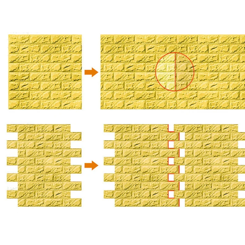 PE Foam 3D DIY Self Adhesive Panels Brick Texture Wall Stickers Home Decor Nursery School Decorations
PE Foam 3D DIY Self Adhesive Panels Brick Texture Wall Stickers Home Decor Nursery School Decorations